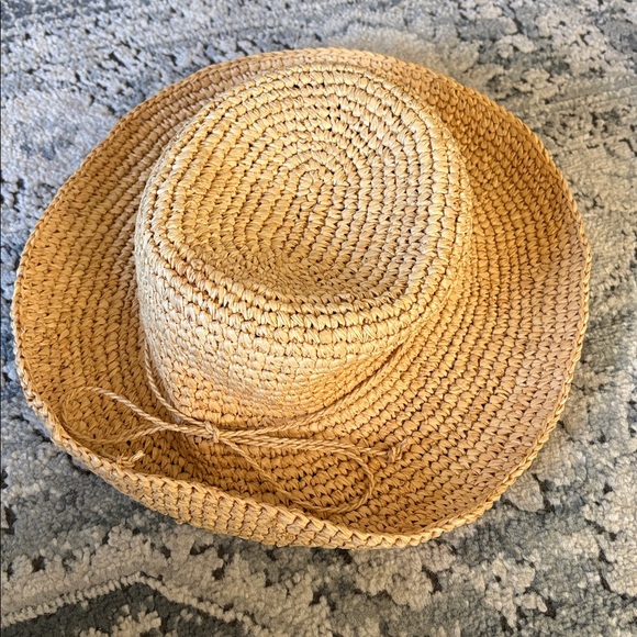 Scala Twisted Raffia Straw crushable Boater Hat - Picture 7 of 7
